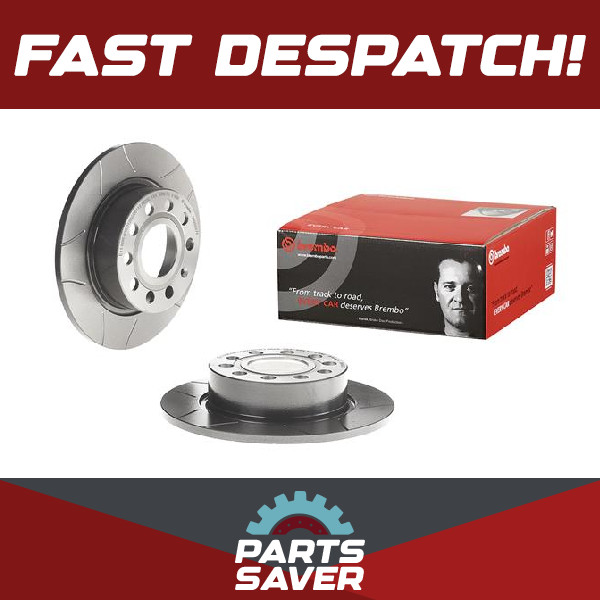 2x Brake Discs Pair fits VW EOS 1F Rear 1.4 1.6 2.0 2.0D 06 to 15 253mm Set New