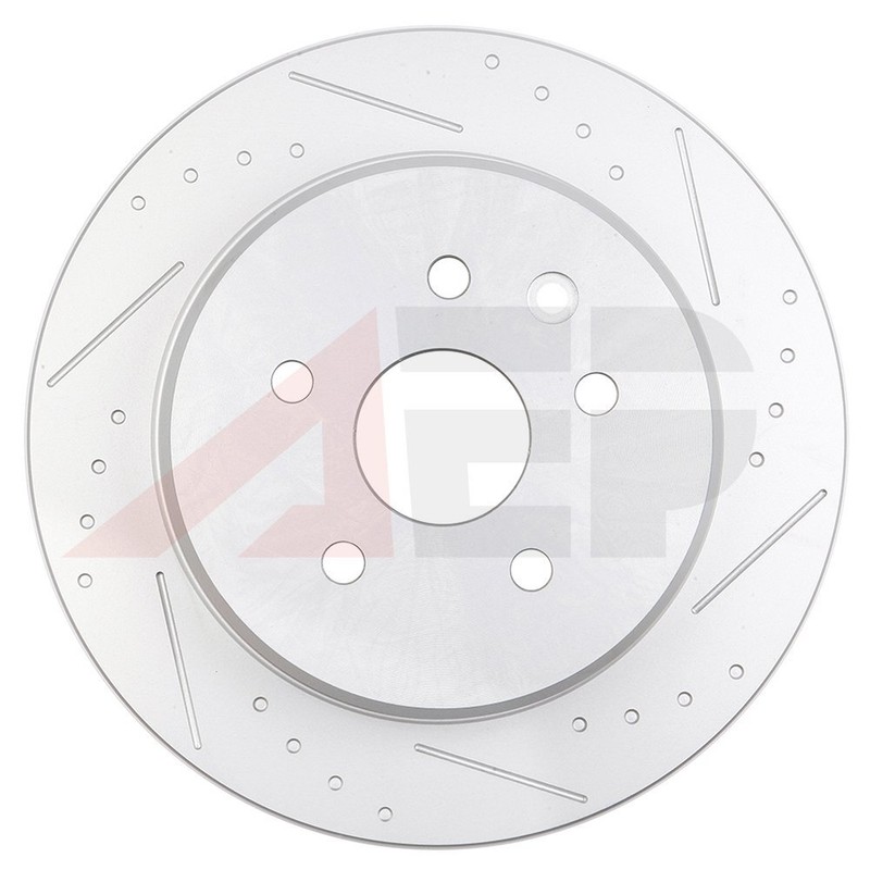2 * Rear Slotted Brake Rotors Discs Kit For Lexus GS300 GS430 IS300 GS400 SC430 gallery