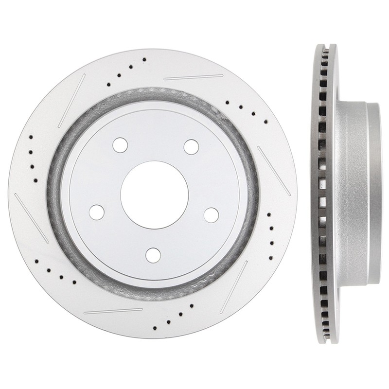 352mm Rear Brake Rotors For 2011-18 RAM 1500 04-09 DODGE DURANGO CHRYSLER ASPEN