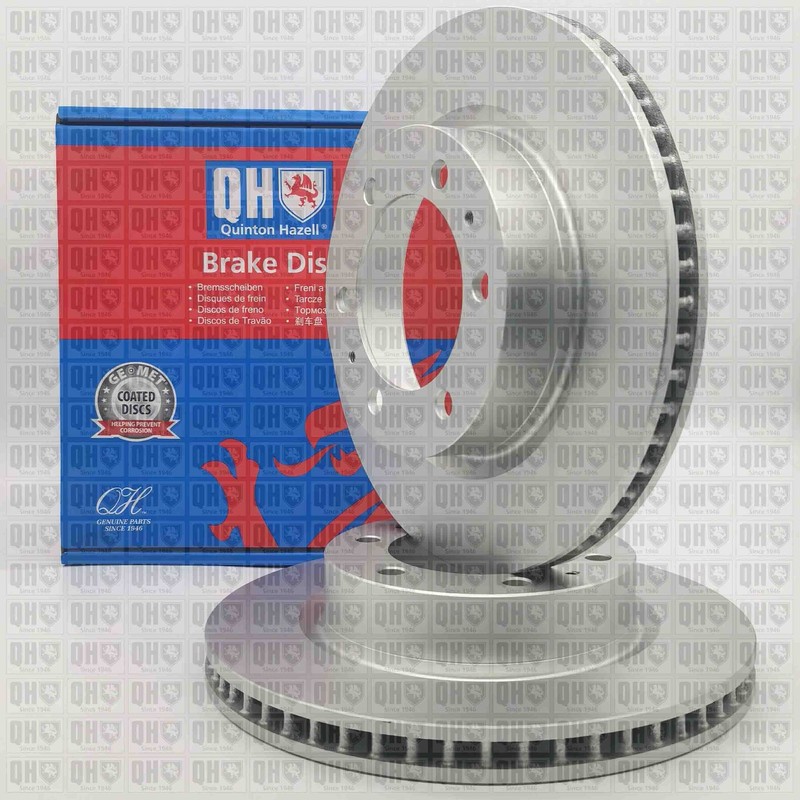 2x Brake Discs Pair Vented fits TOYOTA HILUX Mk8 2.4D Front 2015 on 2GD-FTV Set gallery