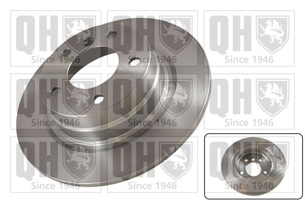 2x Brake Discs Pair Solid fits BMW 316 E90, E92 1.6 Rear 05 to 13 296mm Set QH gallery