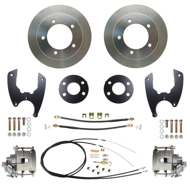 Fits 1982-86 Jeep CJ7 CJ5 Complete Front and Rear Disc Brake Conversion & Lines gallery