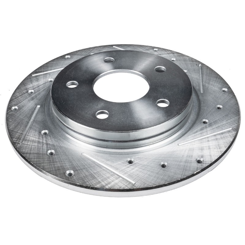 Rear Drilled and Slotted Disc Brake Rotors for 2019 - 2022 Hyundai Veloster N gallery