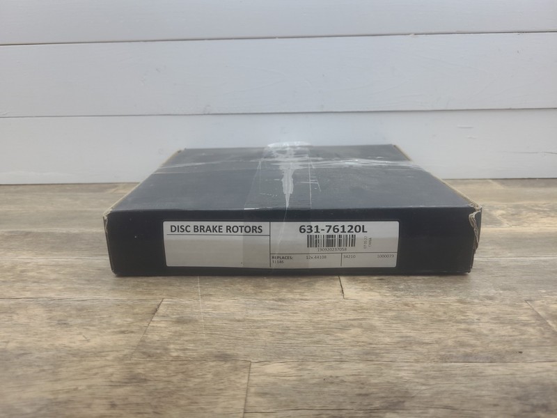 Genuine DFC Brake Rotor – Drilled and Slotted – Silver 631-76120L