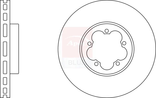 2x Brake Discs Pair Vented fits FORD TRANSIT TDCi 2.4D Front 06 to 14 300mm Set gallery