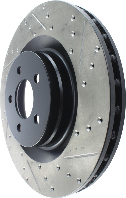 StopTech 127.63063L Drilled & Slotted Front Brake Rotor for 06-17 Dodge Charger gallery