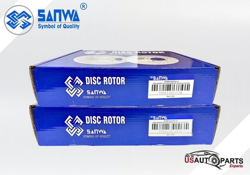 REAR BRAKE ROTOR GEOMET SOLID D&S AND CERAMIC PAD KIT 291 mm FOR LEXUS 2006-2013 gallery