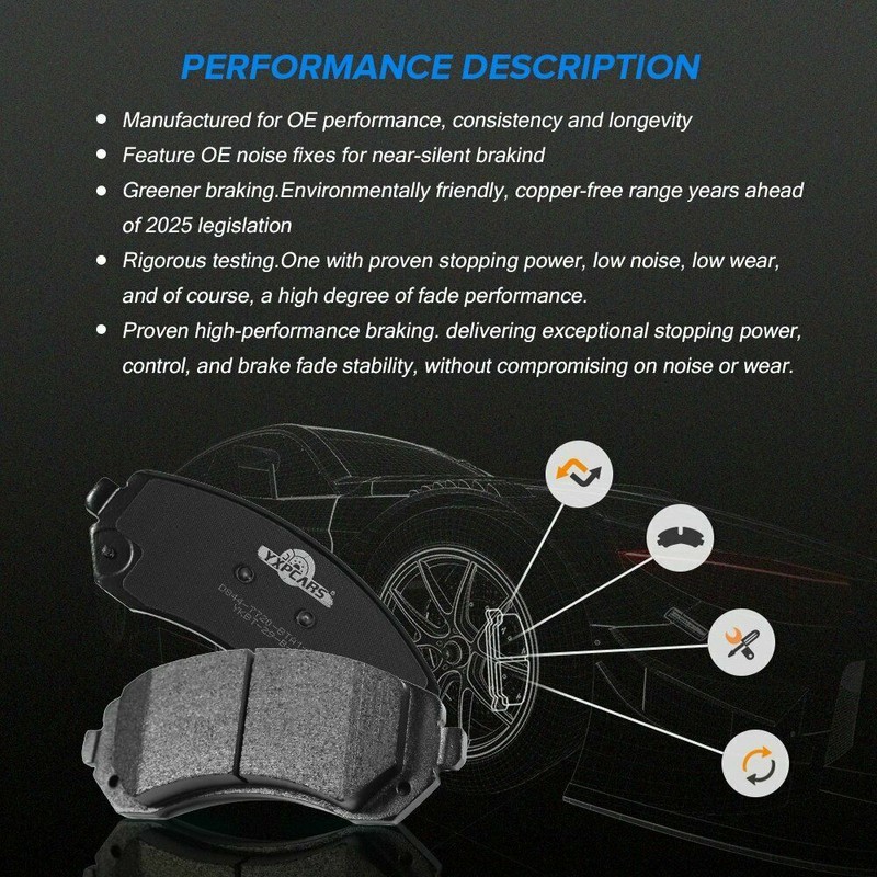 Front Rear Brake Rotors + Brake Pad for Escalade Silverado Suburban GMC YUKON XL gallery