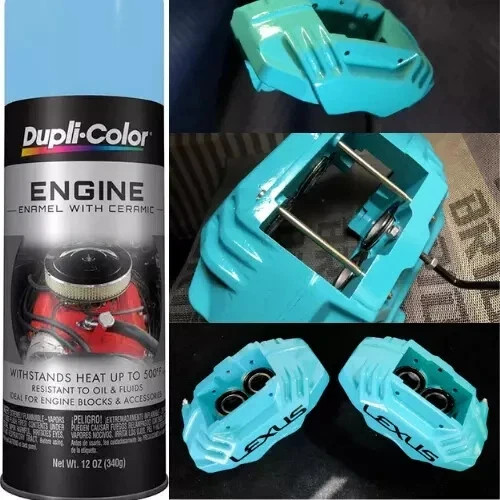 Blue Primer Coating Engine Caliper Brake Rotor Drums Resist Temp High Heat Paint gallery