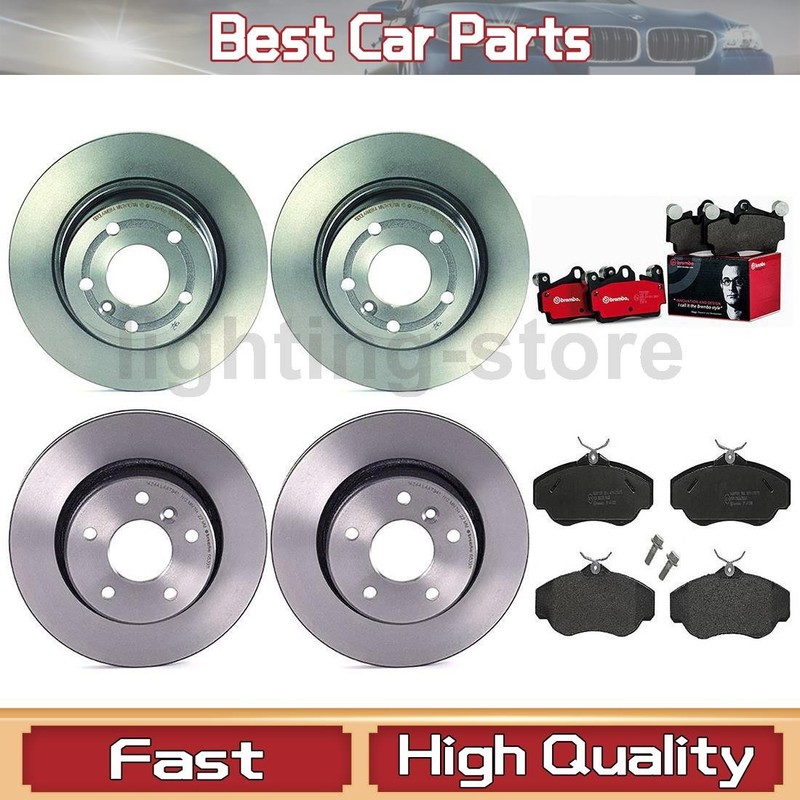 Front+Rear Brake Pads and Disc Rotors full set Fits 2000 Land Rover Range Rover