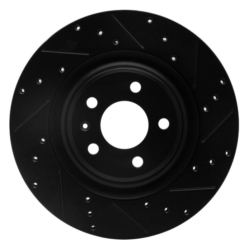 For Audi Q5 Sportback 21-26 Brake Rotor eLINE Drilled & Slotted 1-Piece Rear gallery