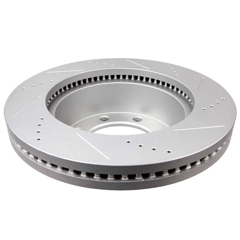 For 2005-2012 Ford F-350 F-250 DRW Front DRILLED Brake Rotors & Ceramic Pads 4x4 gallery