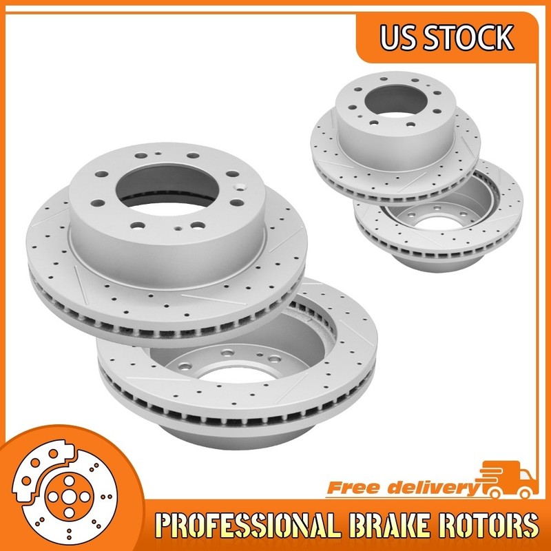 Front & Rear Brake Rotors for Sierra/Silverado 3500 HD/Sierra/Silverado 3500 HD