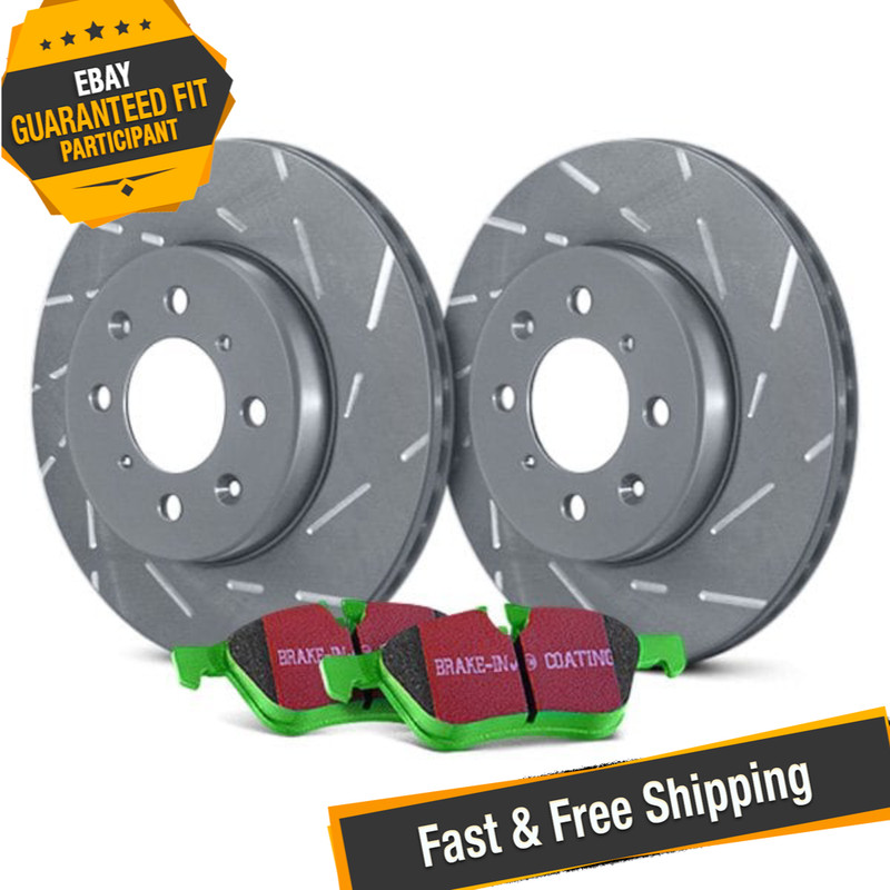 EBC Stage 2 Sport Slotted Rear Brake Kit Brake Kit for 99-04 Volkswagen Jetta