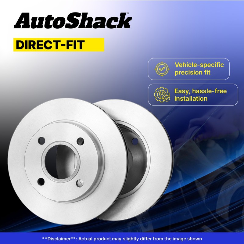 Rear Brake Rotors Pair for Toyota, Prius V 2012-2017, FWD L4 1.8L gallery
