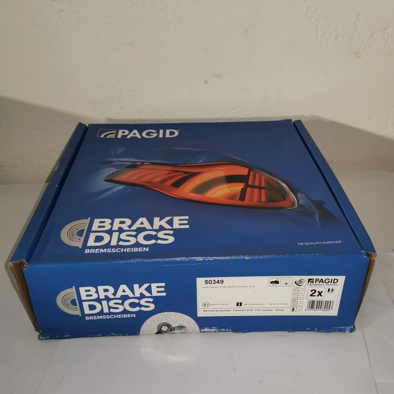 2x Brake Discs Pair Vented fits FORD TRANSIT TOURNEO 2.0D Front 00 to 06 276mm gallery