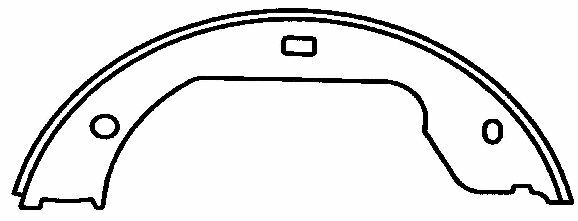 NB890 Bonded Parking Brake Shoe gallery