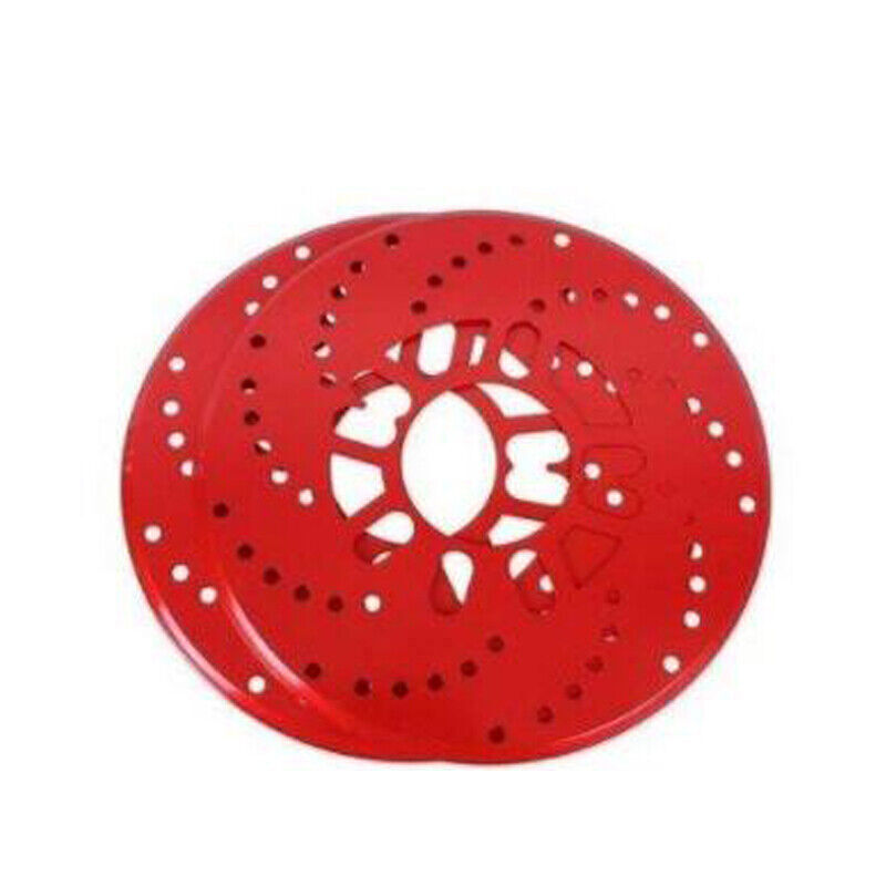 4PCS Aluminium Car Wheel Brake Disc Cover Vehicle Decorative Rotor Cross Drilled gallery