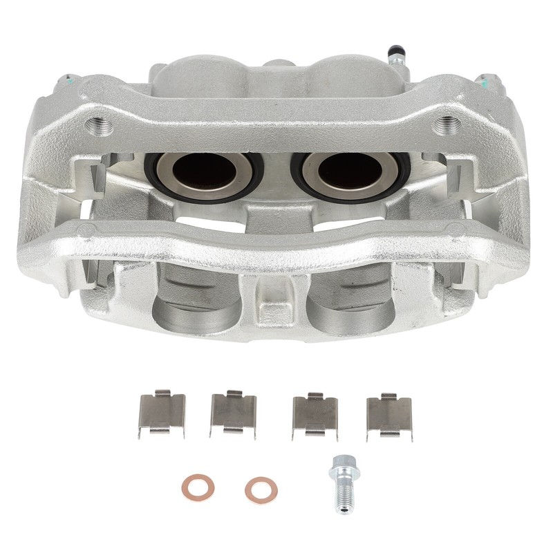 FINDAUTO Front Left Brake Calipers w/ Bracket For 2012-2015 2016 Ford F-150
