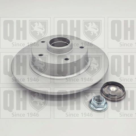 2x Brake Discs Pair Solid fits RENAULT MEGANE Mk4 1.3 Rear 2018 on 260mm Set QH gallery