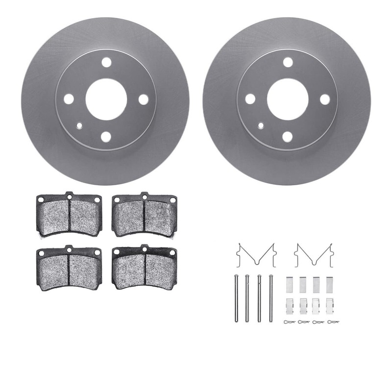 Dynamic Friction Company Front Brakes and Rotors| Hardware Included|Front 500…