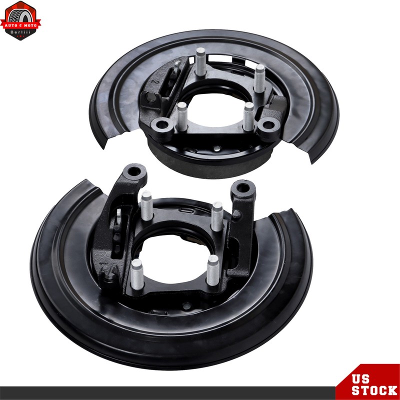 Rear Left and Right Loaded Brake Backing Plate For Ford F-Series 2005-12 926-272