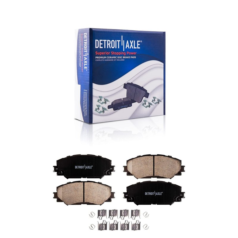 Front Rear Rotors + Ceramic Brake Pads for Toyota Corolla Matrix Pontiac Vibe gallery