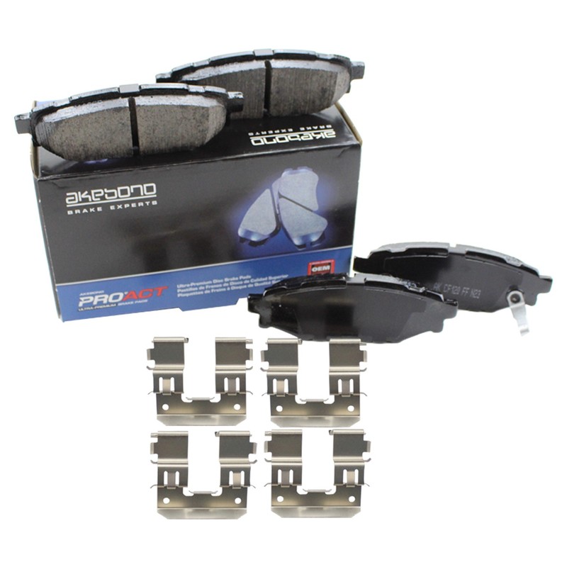 DuraGo Rear Rotors Akebono ProACT Ceramic Brake Pads Kit For Crosstrek Forester gallery