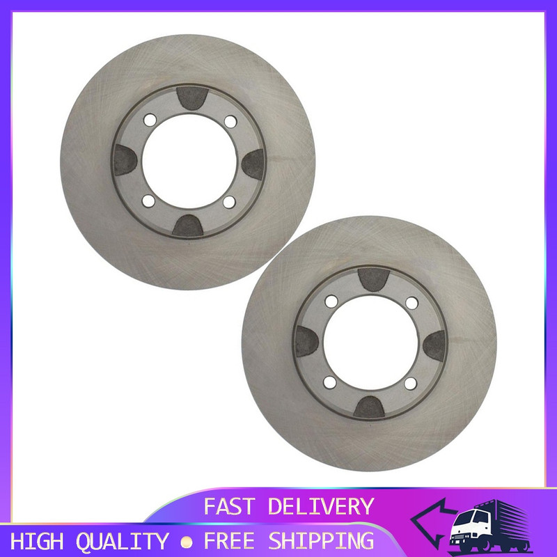 2 Front Brake Rotor for Dodge Colt 1.5L 1985-1990, for Dodge Colt 1.8L 1989 1990