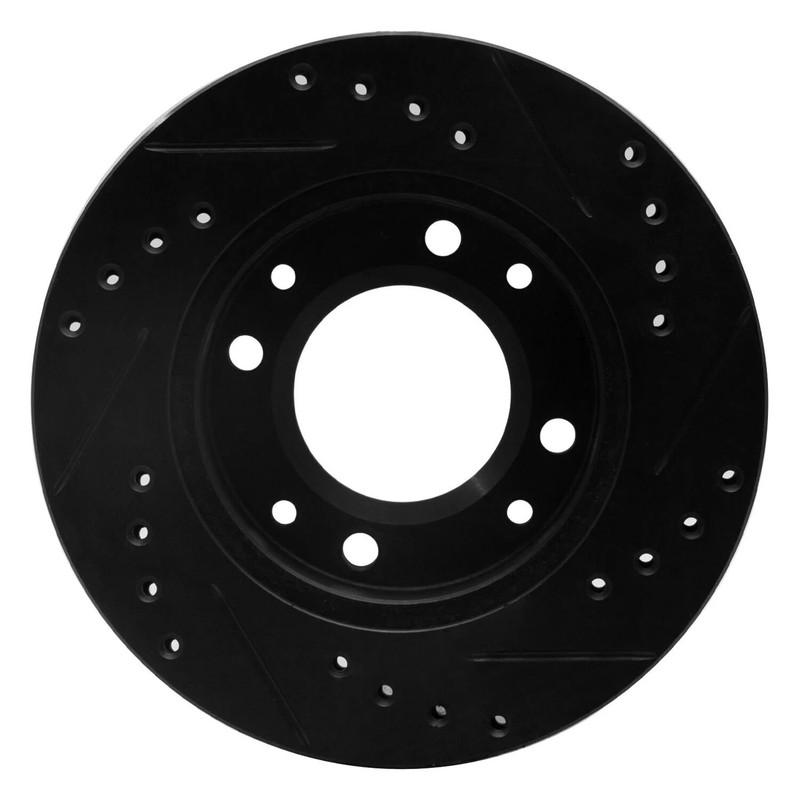 For Mazda RX-7 86-88 Brake Rotor eLINE Drilled & Slotted 1-Piece Front Driver gallery