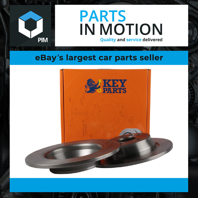 2x Brake Discs Pair Solid fits FORD GALAXY Mk2 TDCi 1.8D Rear 06 to 10 302mm Set