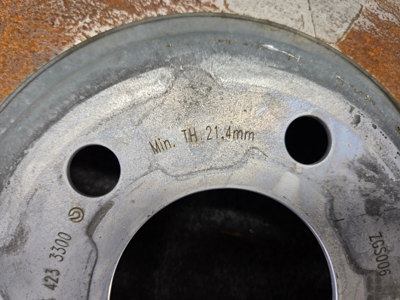 Rear Brake Disc Rotor Set Left and Right Mercedes W206 C43 Glc43 2k oem gallery
