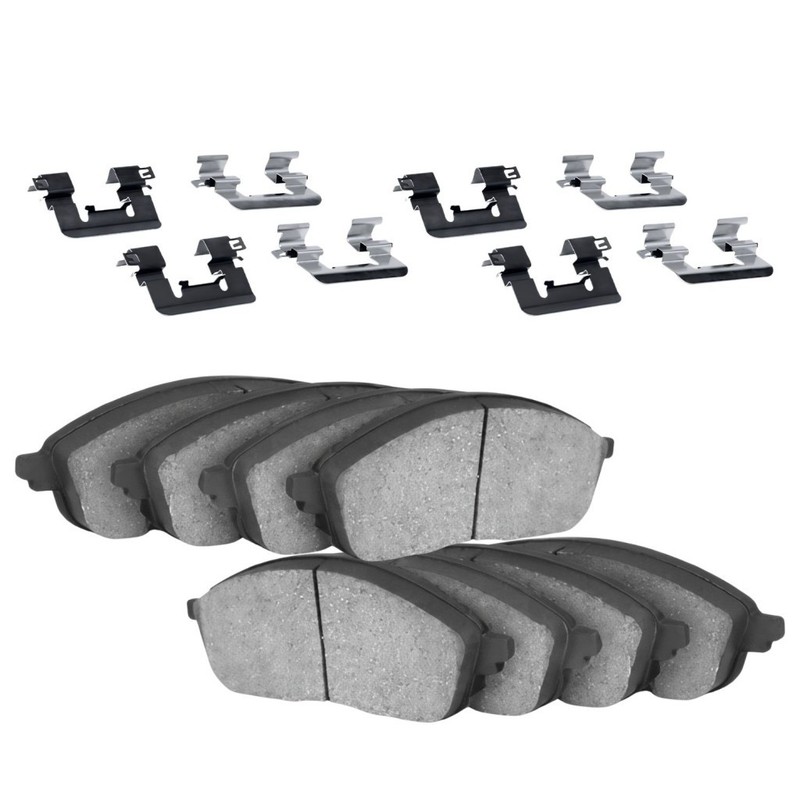 For Mini Cooper 2016-2018 Brake Rotor Set Front and Rear | Coated gallery