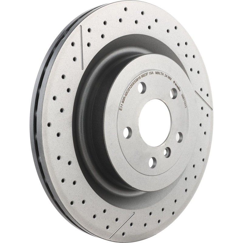 Brembo 09.B710.11 Disc Brake Rotor For Select 12-19 Mercedes-Benz Models