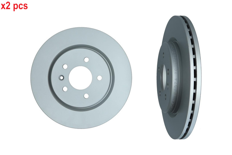 X2 PCS L&R SIDES REAR FITS OPEL ZAFIRA TOURER C 1.4 BRAKE DISC 103574 KAMOKA