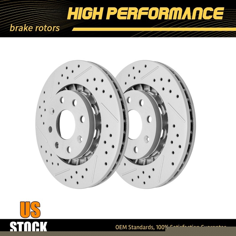 Front Drilled Disc Brake Rotors For Chevrolet Aveo Pontiac Aveo5 Wave Spark G3