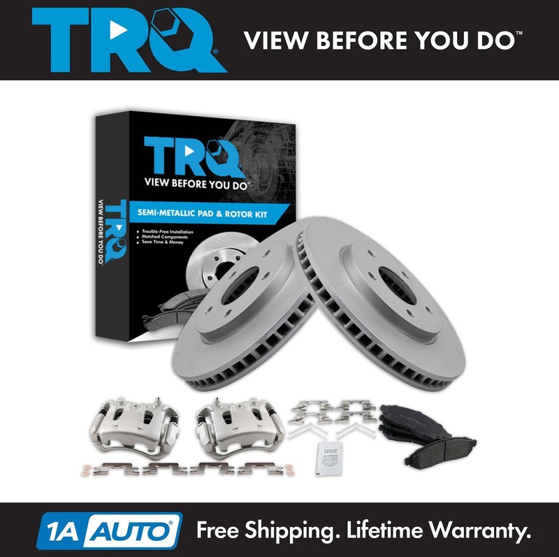 TRQ Front Brake Pad & Rotor Kit Fits 13 Nissan LEAF 13-19 NV200