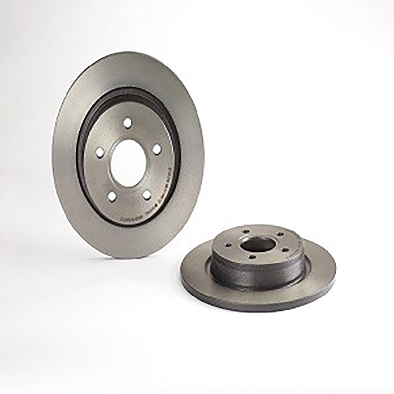 Fits 2004-2011 Volvo S40 Rear Brake Rotors & Ceramic Brake Pads - Brembo OE gallery