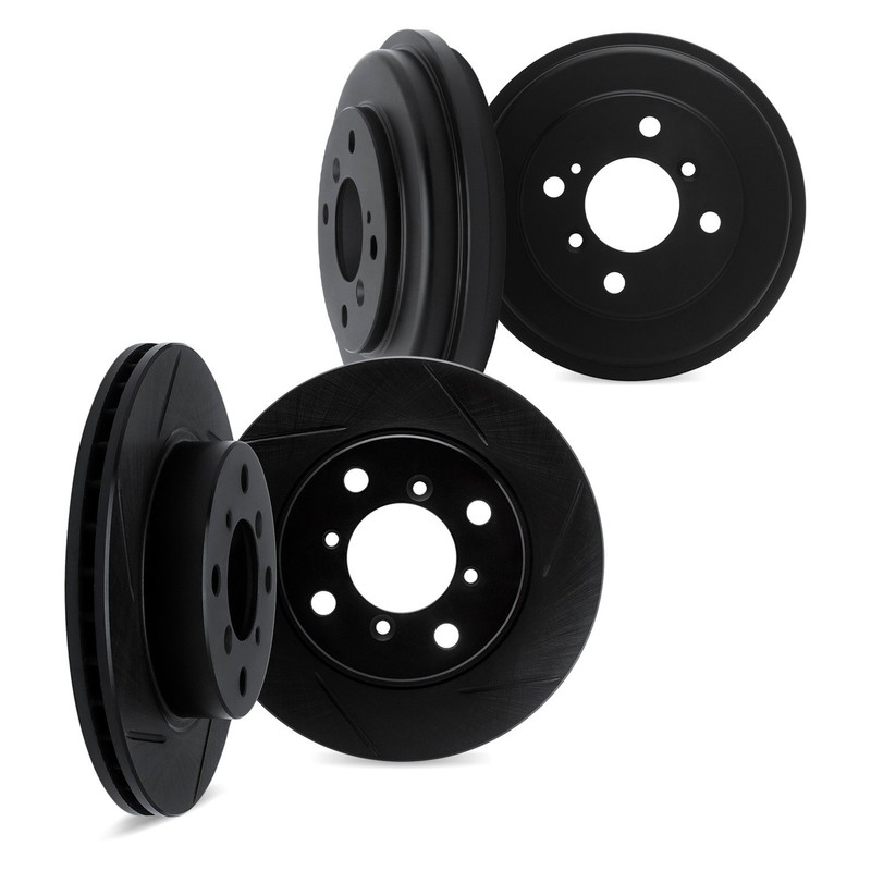 For Toyota Celica 86-89 DFC 3004-76060 Premium Slotted Front & Rear Brake Rotors
