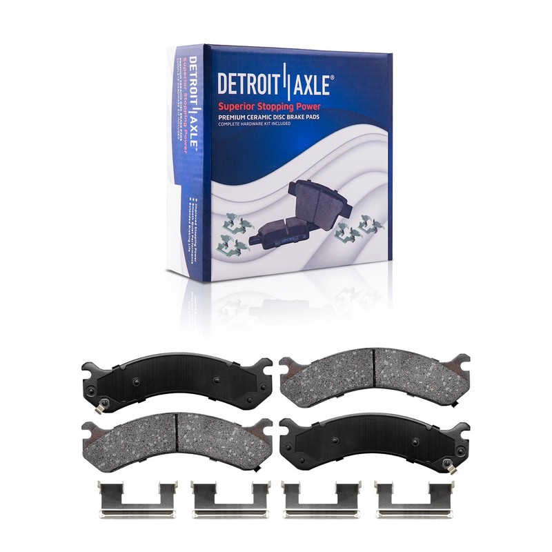 DRW 325mm Rear Disc Rotors + Ceramic Brake Pads for Silverado Sierra 3500 HD gallery