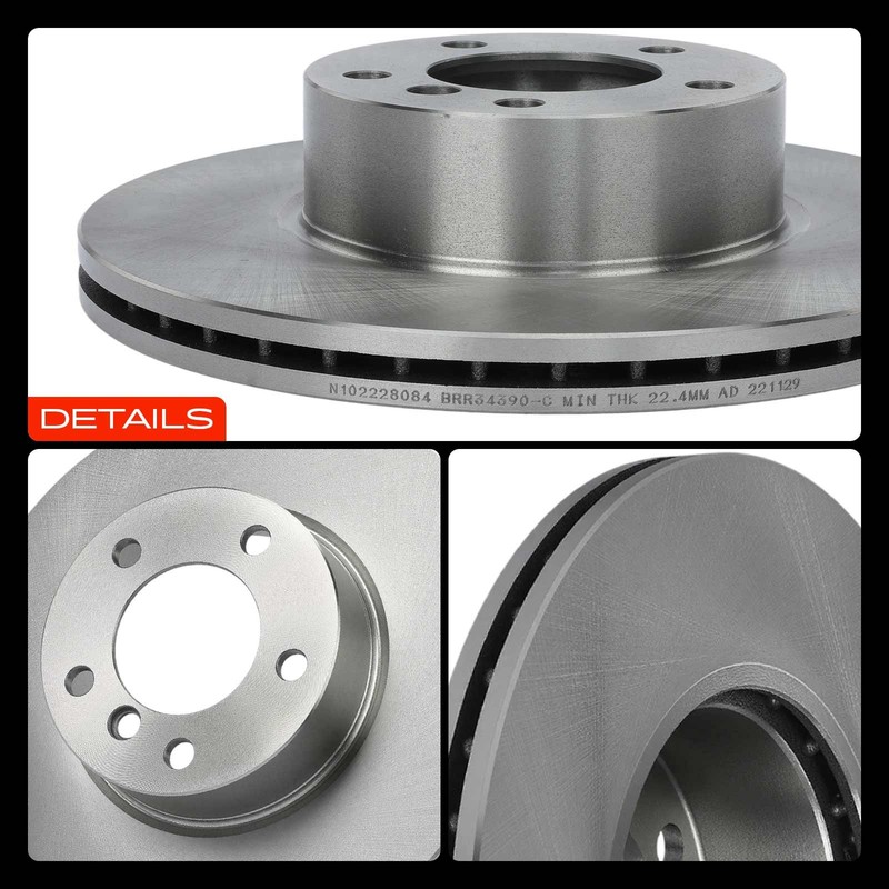 A-Premium Front Side Disc Brake Rotor for BMW 320i 2013-2018 228i 230i 323i 328d gallery