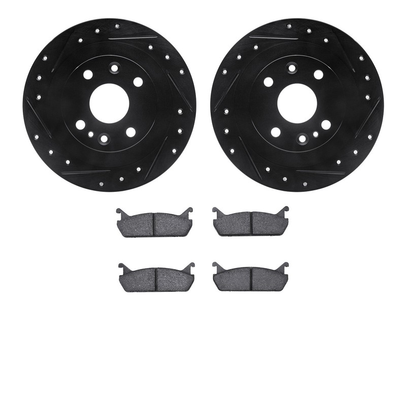 Dynamite Friction Disc Brake Kit for Escort, Tracer, Protege 8502-54000