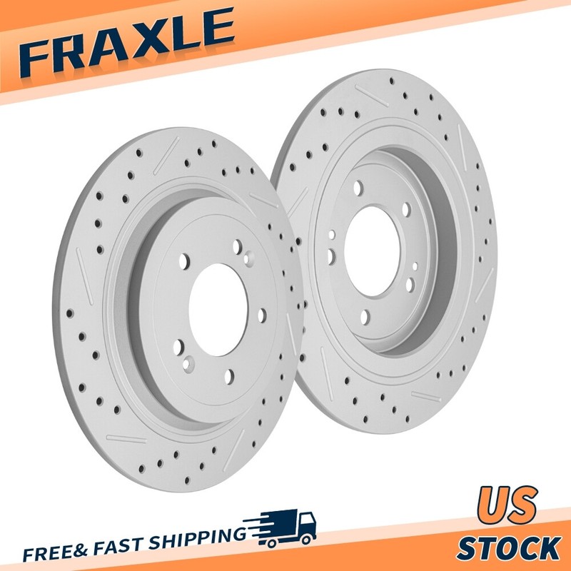 Rear Brake Rotors For Hyundai Tucson Nexo Kia Sportage 2016 2017 2018 2019- 2023