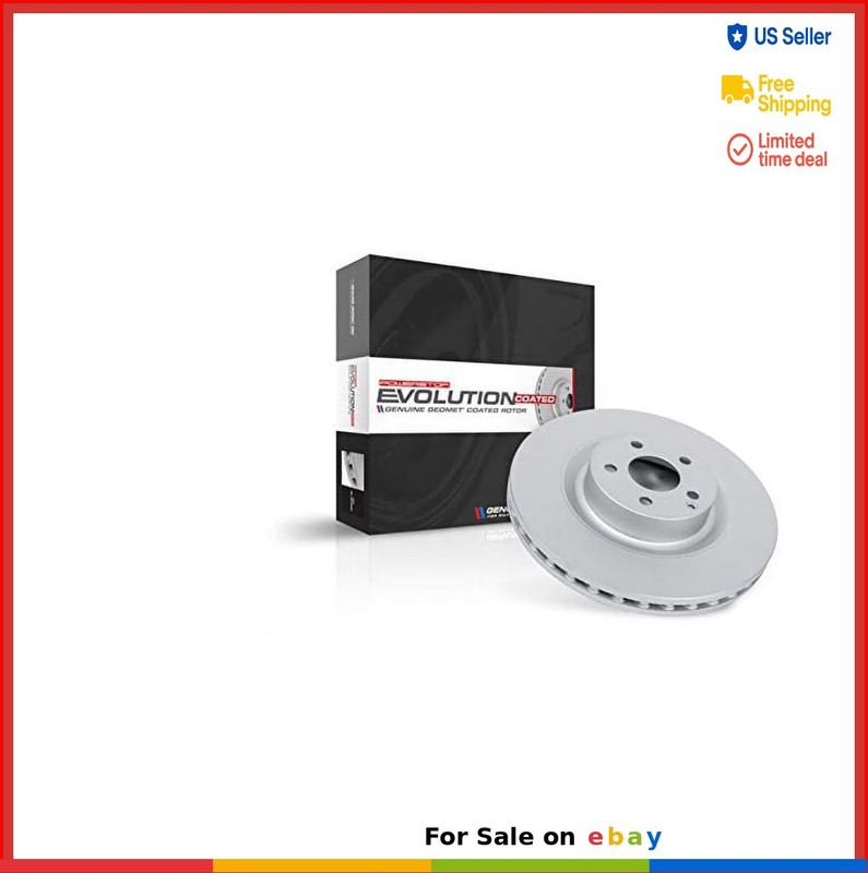 Brake Rotor Rear Coated Geomet Rust Prevention Direct Fit Disc Brake Rotors