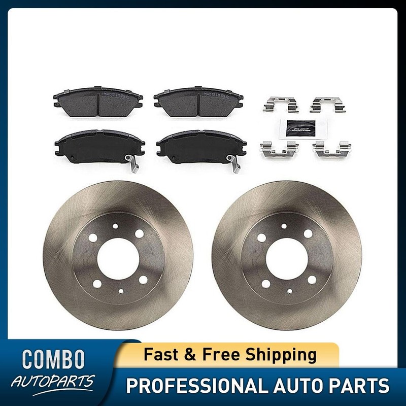 Front Disc Brake Pad Set Disc Brake Rotor fits Hyundai Accent 2000-2002