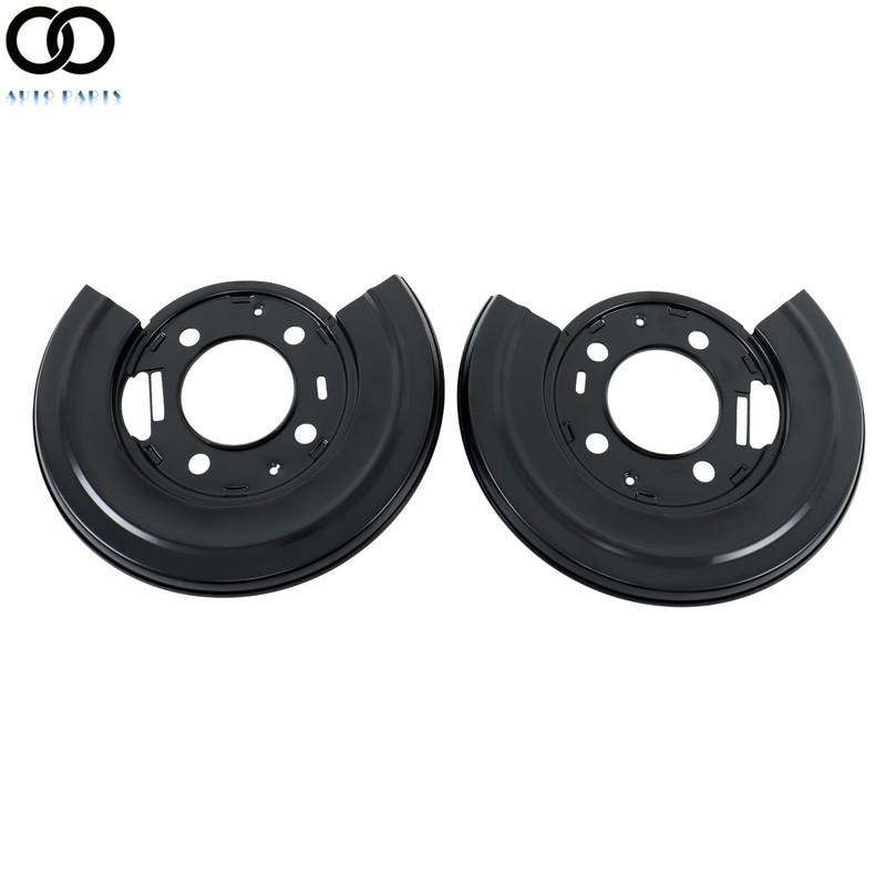 Rear Brake Dust Shield Backing Plates For Ford F250 F350 F450 Truck 1999-2015 gallery