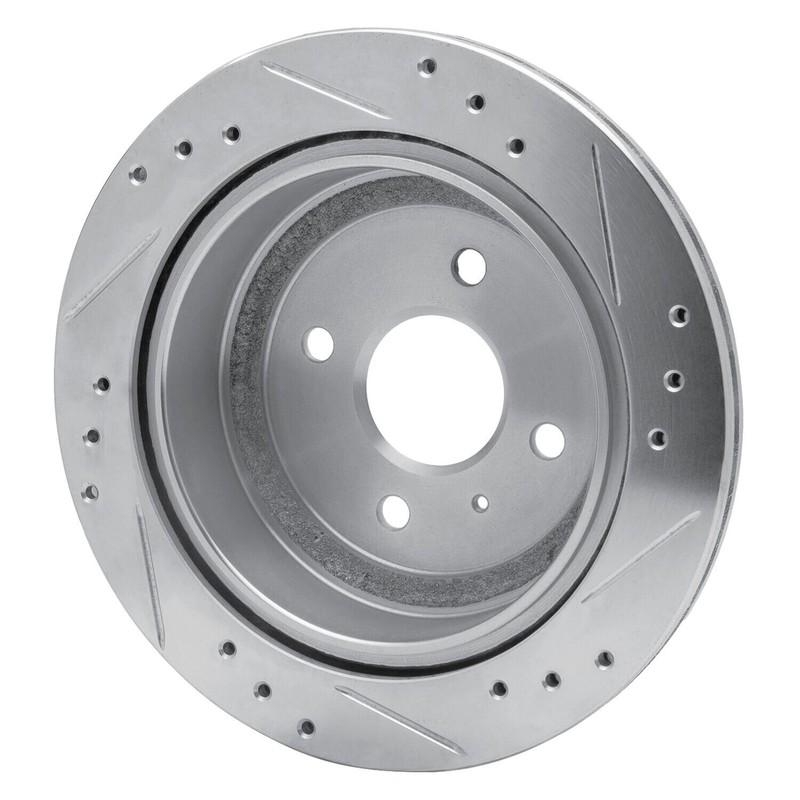 For Isuzu Impulse 83-89 Brake Rotor eLINE Drilled & Slotted 1-Piece Rear Driver gallery
