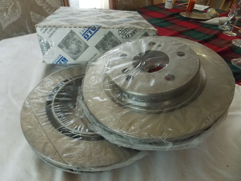 Mercedes Brake Rotors rear #124 423 08 12 64 1992/95 400E, 500e, E420, C36 AMG