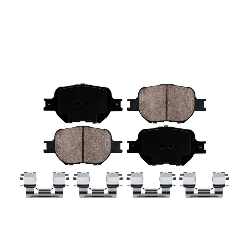 Front for Toyota Celica GTS TC Drilled Slotted Rotors + Ceramic Brake Pads Set gallery