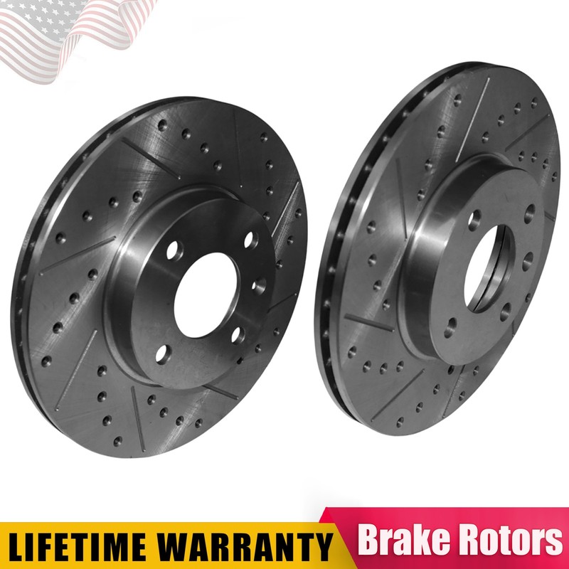 2x 256mm Front Disc Brake Rotors for Chevrolet Spark 2016 2017 2018 2019-2022